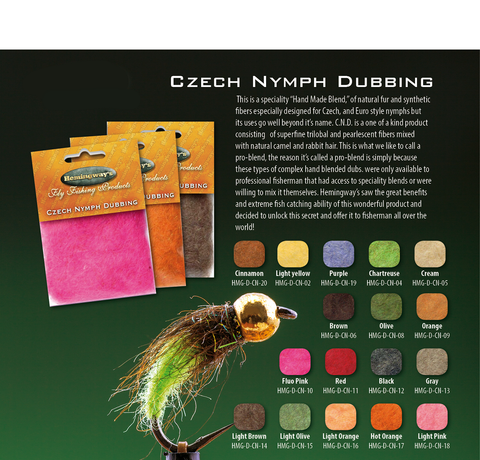 Czech Nymph Dubbing - The TroutFitter Fly Shop 