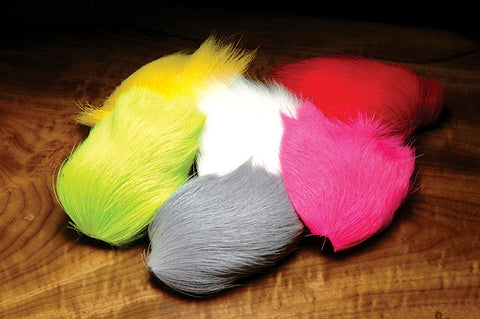 Deer Belly Hair Dyed Over White - The TroutFitter Fly Shop 