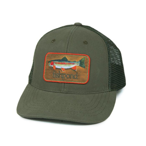 RAINBOW TROUT HAT - OLIVE